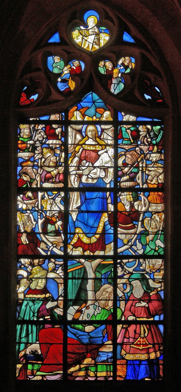 Ventana w4 que representa el Árbol de Jesé de French School