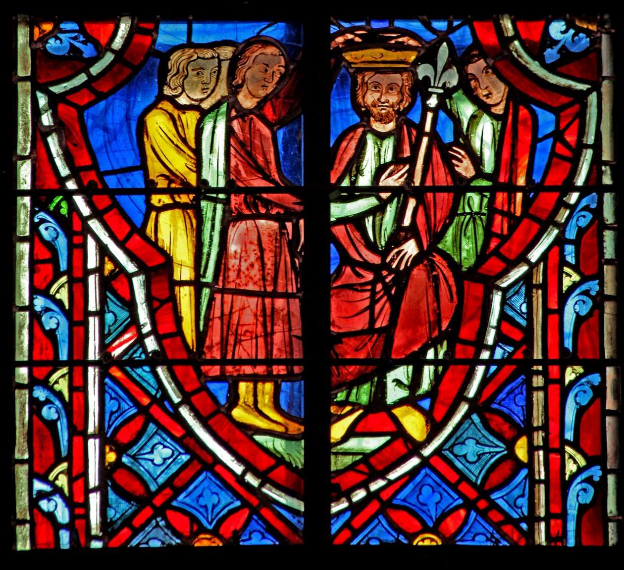 Ventana w5 Gedeón es proclamado gobernante. Jueces VIII 22 de French School