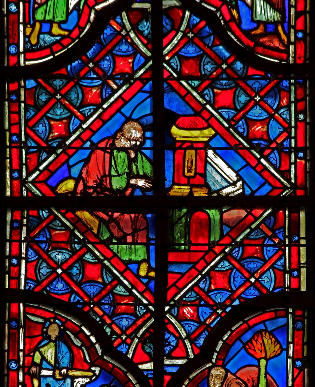 Ventana w6L Visión de Isaías de Jerusalén. Is 1 26 de French School