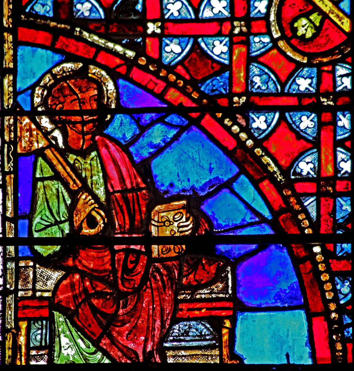 Ventana w9 que representa a San Pedro de French School