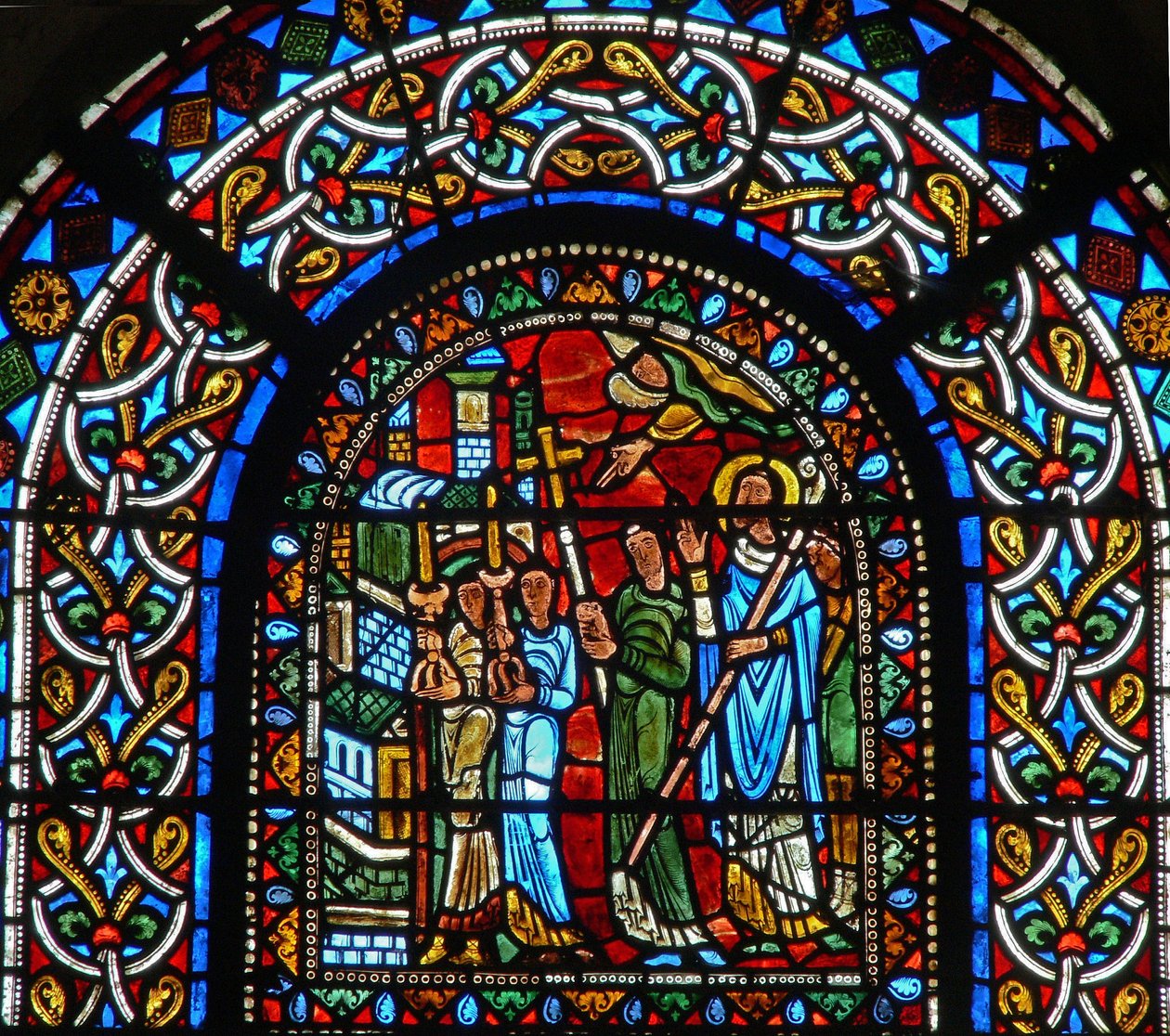 Un panel de borde (C12) y una procesión de French School