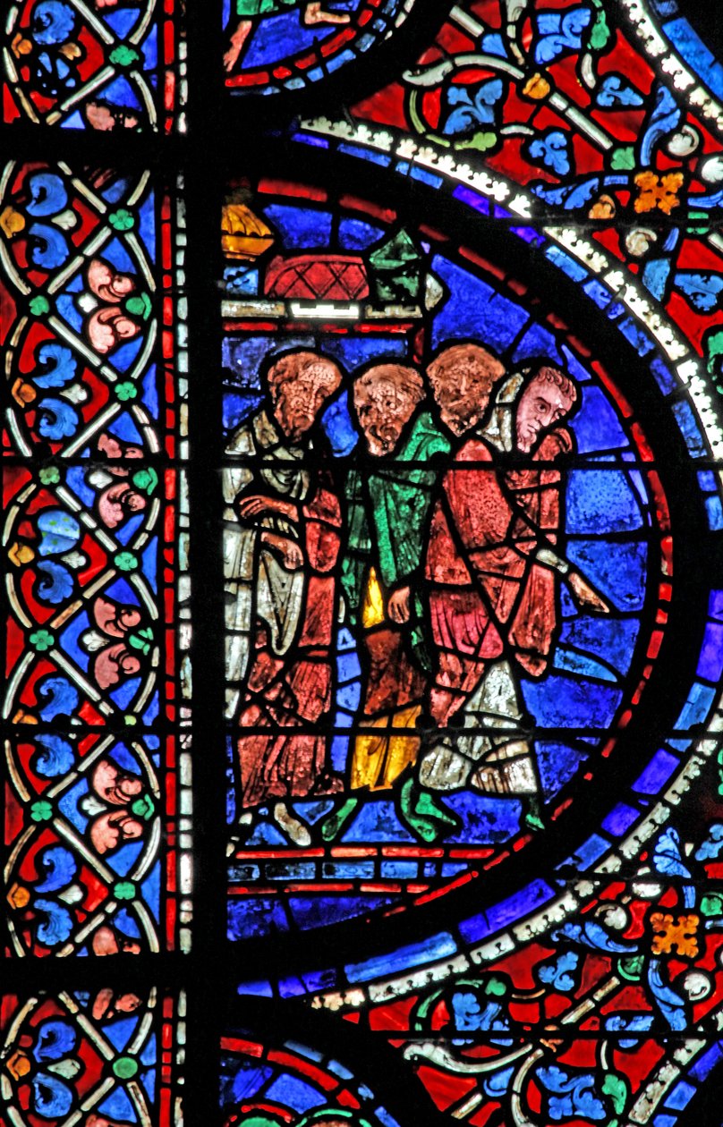 Testigos en el funeral de la Virgen de French School