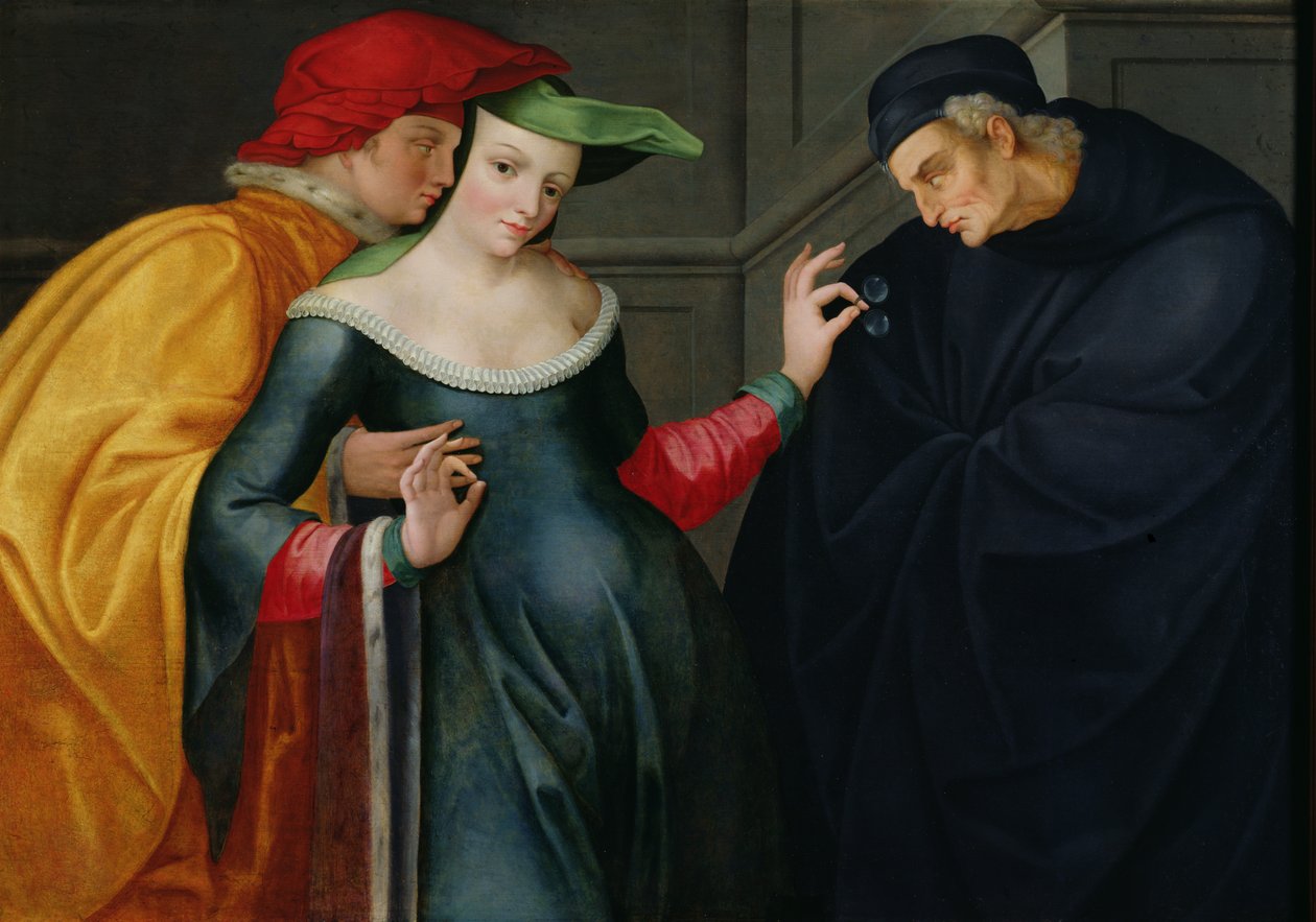 Mujer entre dos edades de French School