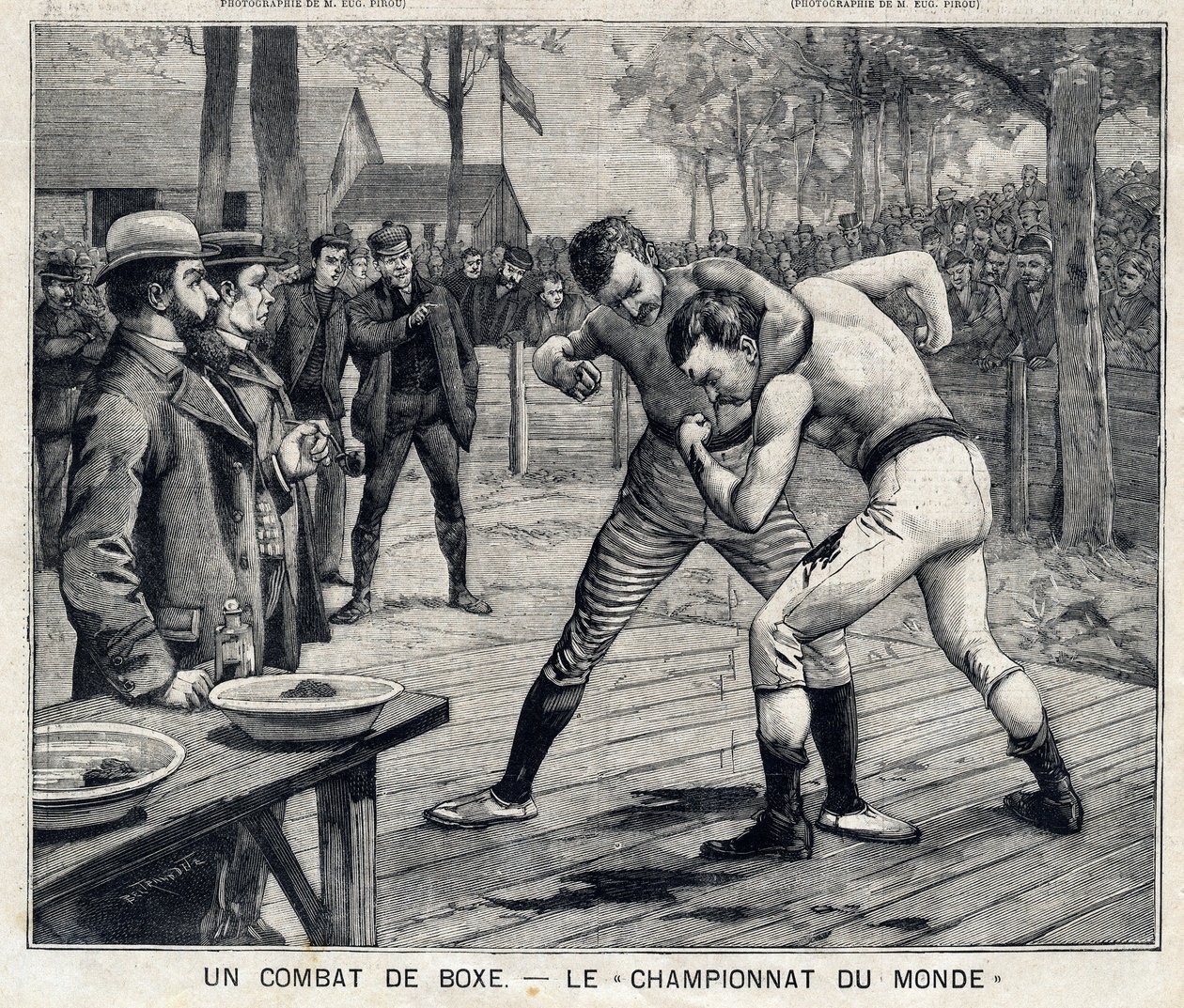 Campeonato Mundial: pelea de boxeo entre Jim Corbett y Bob Fitzsimmons en Carson, Nevada, Estados Unidos: En 