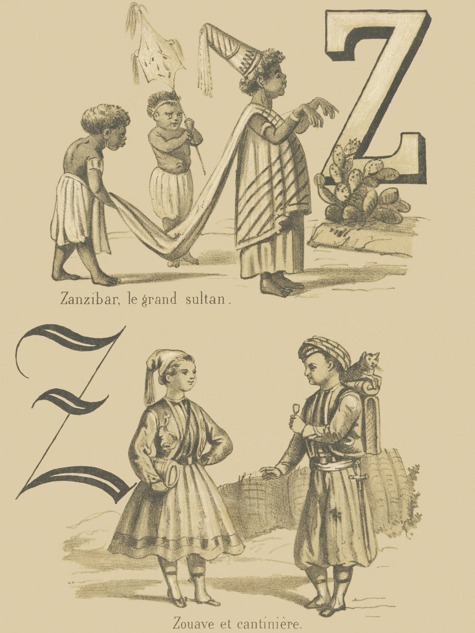 Z: Zanzíbar, el gran sultán/Zuavo y cantinera de French School