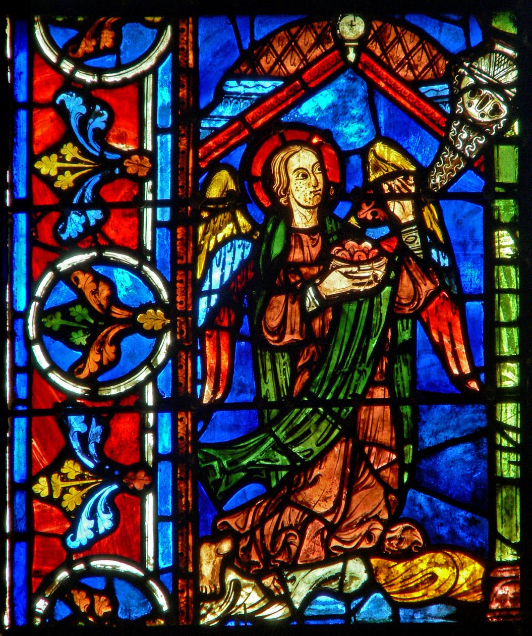 Ángel con incienso de French School
