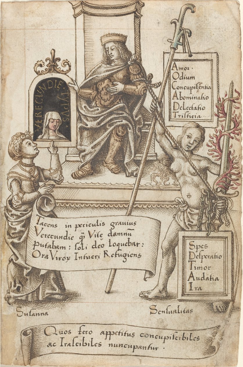 "Siempre Ten la Ropa de Cama Doblada" [fol. 41 recto] de French early 16th Century