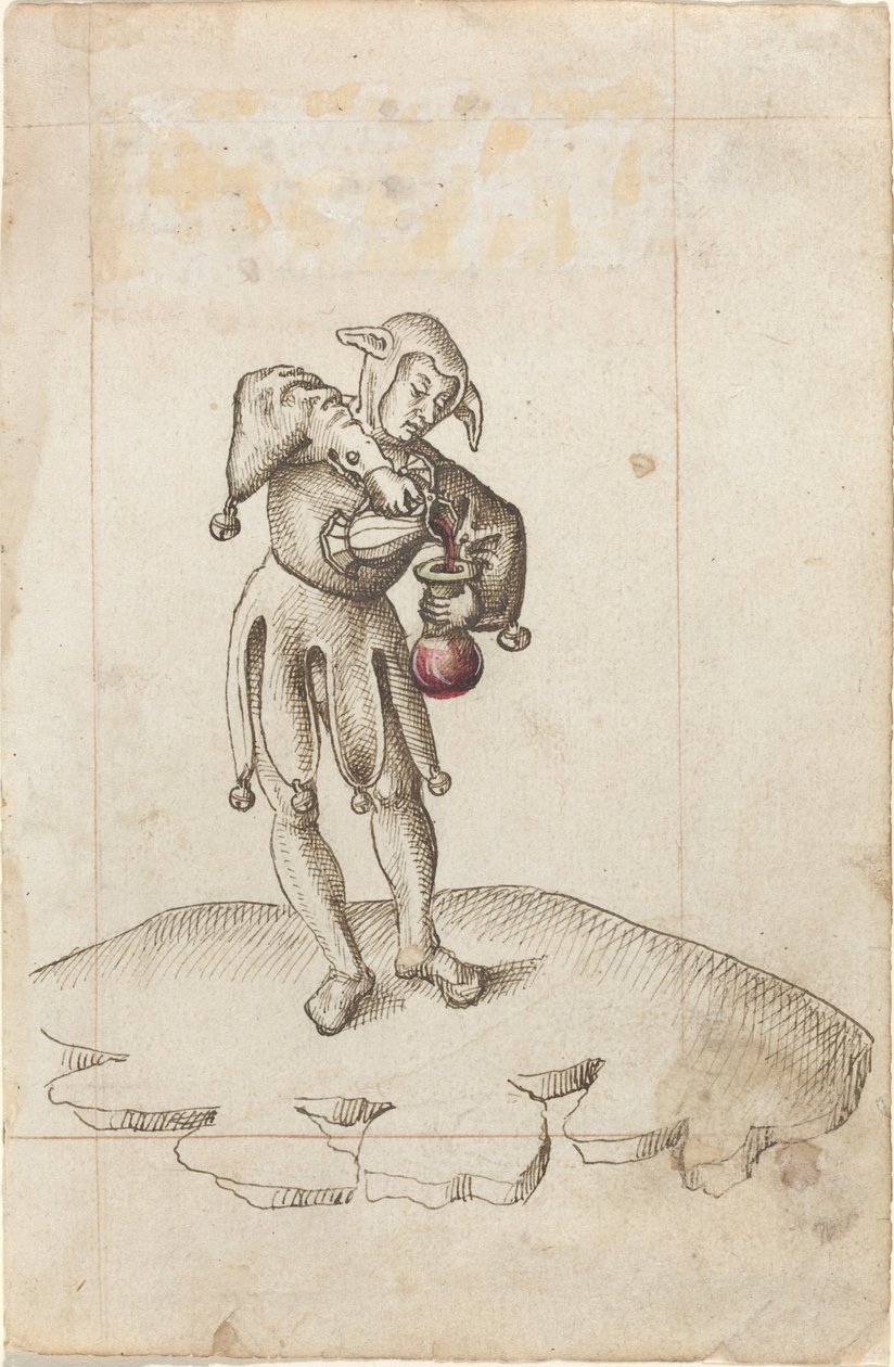 "No pongas comida en un orinal" [fol. 24 recto] de French early 16th Century