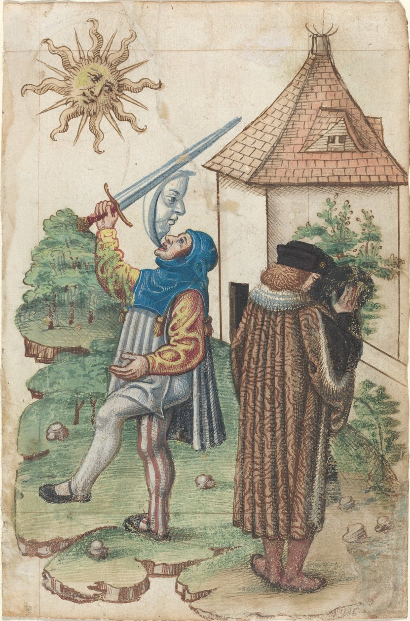 "No Hables Contra el Sol" y "No Orines Frente al Sol" [fol. 39 recto] de French early 16th Century