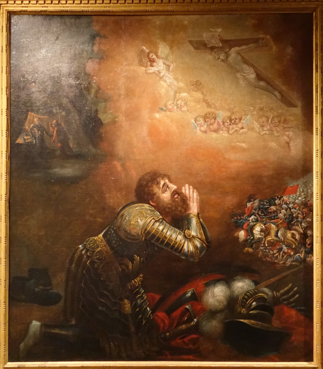 Visión de D. Afonso Henriques en la Batalla de Ourique de Friar Manuel dos Reis