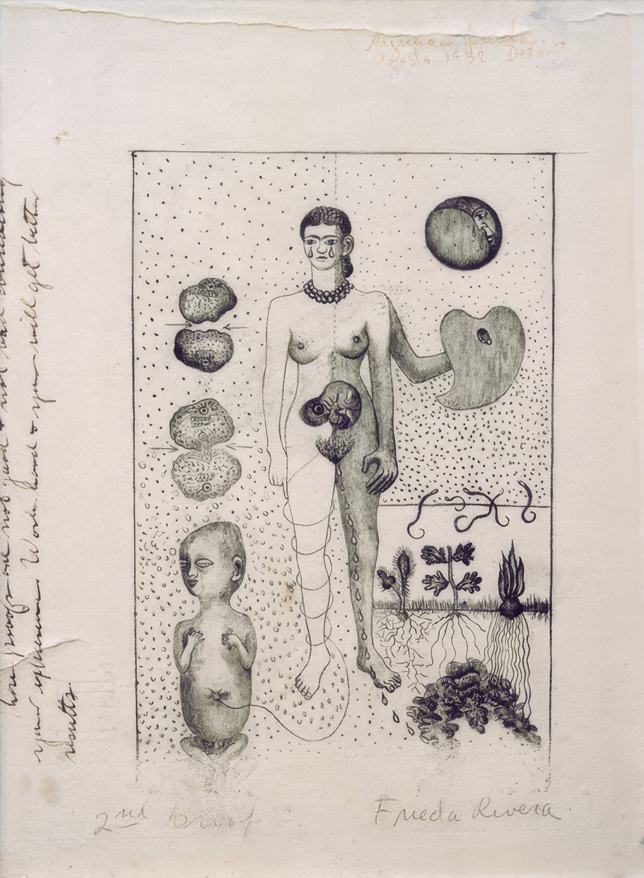 Frida y el aborto de Frida Kahlo