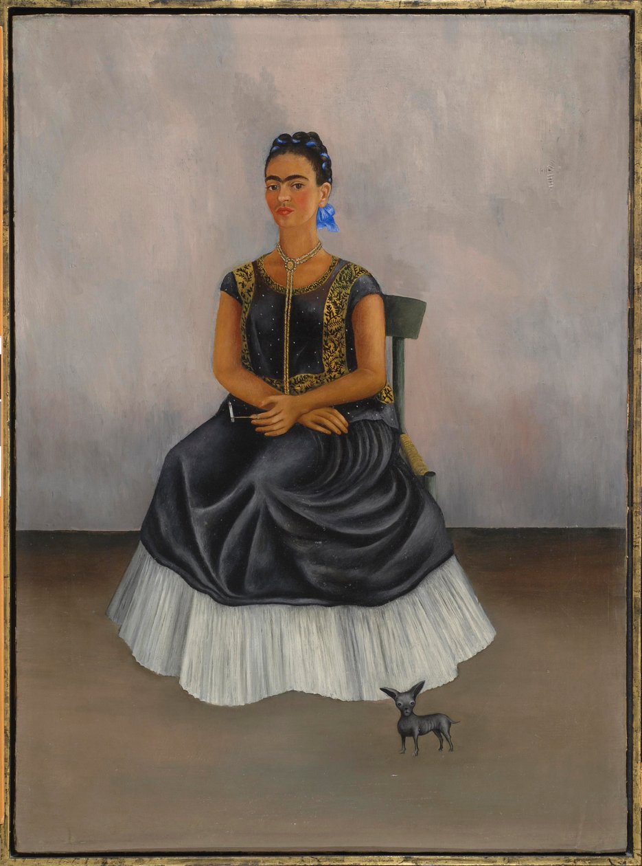 Perro Itzcuintli conmigo (Autorretrato) de Frida Kahlo