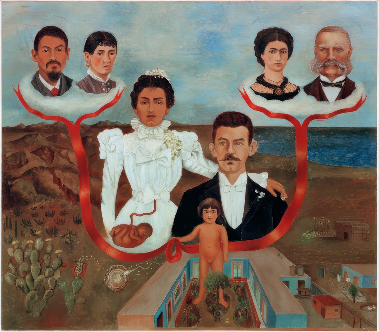Mis abuelos, mis padres y yo de Frida Kahlo