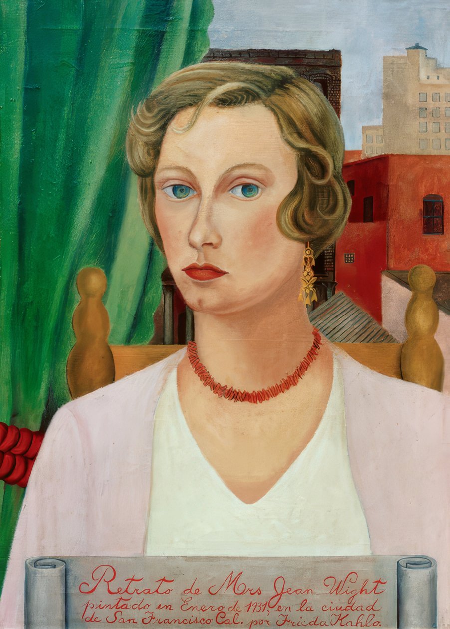 Retrato de la Sra. Jean Wight de Frida Kahlo