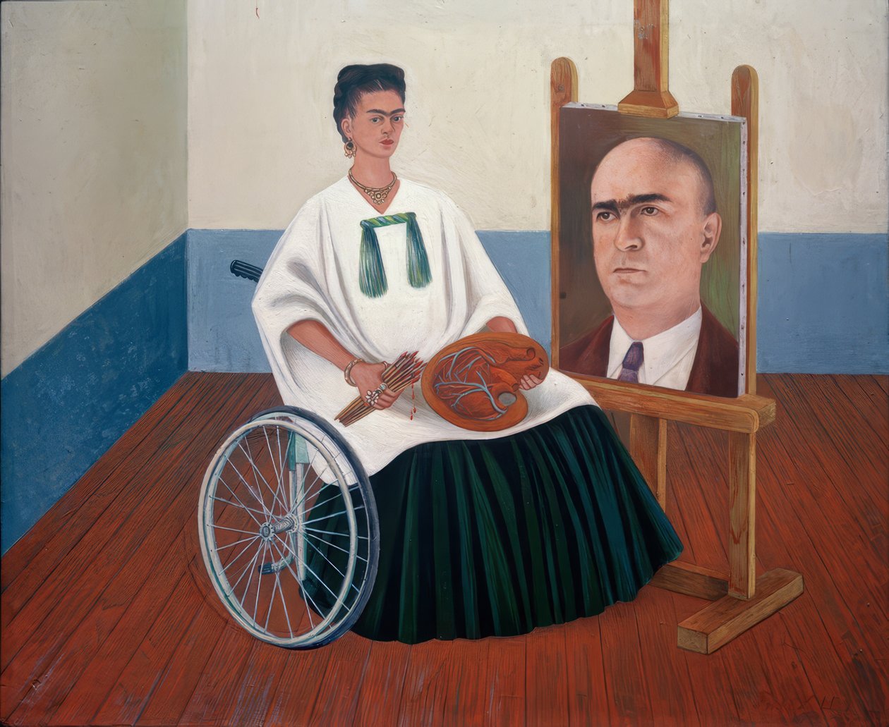 Autorretrato con retrato del Dr. Farill de Frida Kahlo
