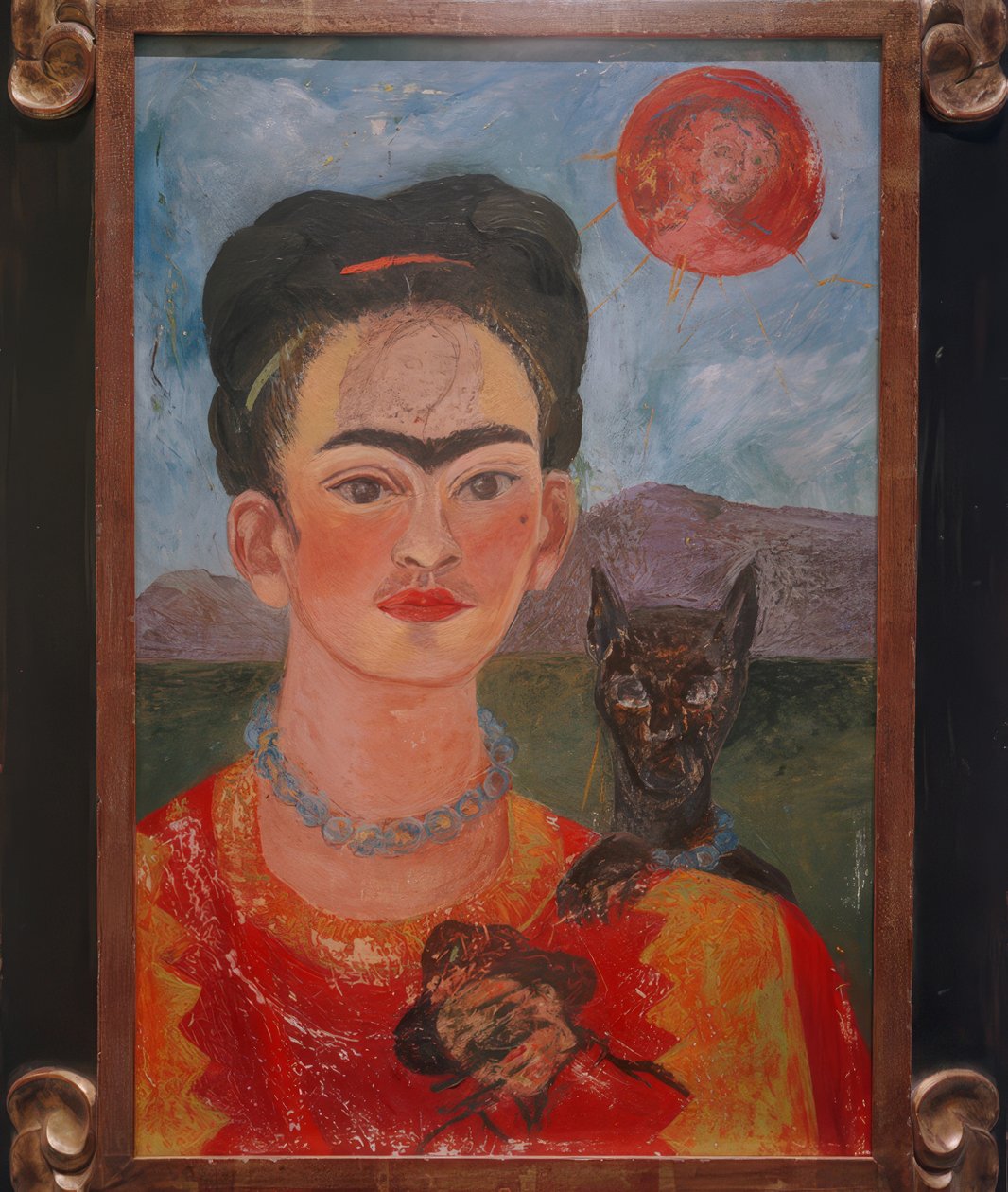 Autorretrato con Retrato de Diego ... de Frida Kahlo