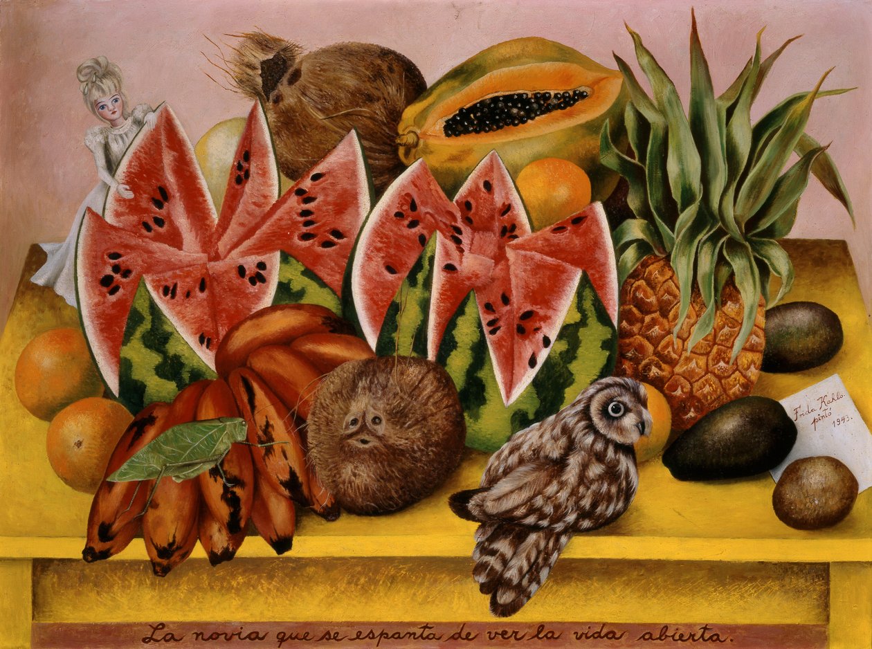 La novia asustada al ver la vida abierta de Frida Kahlo