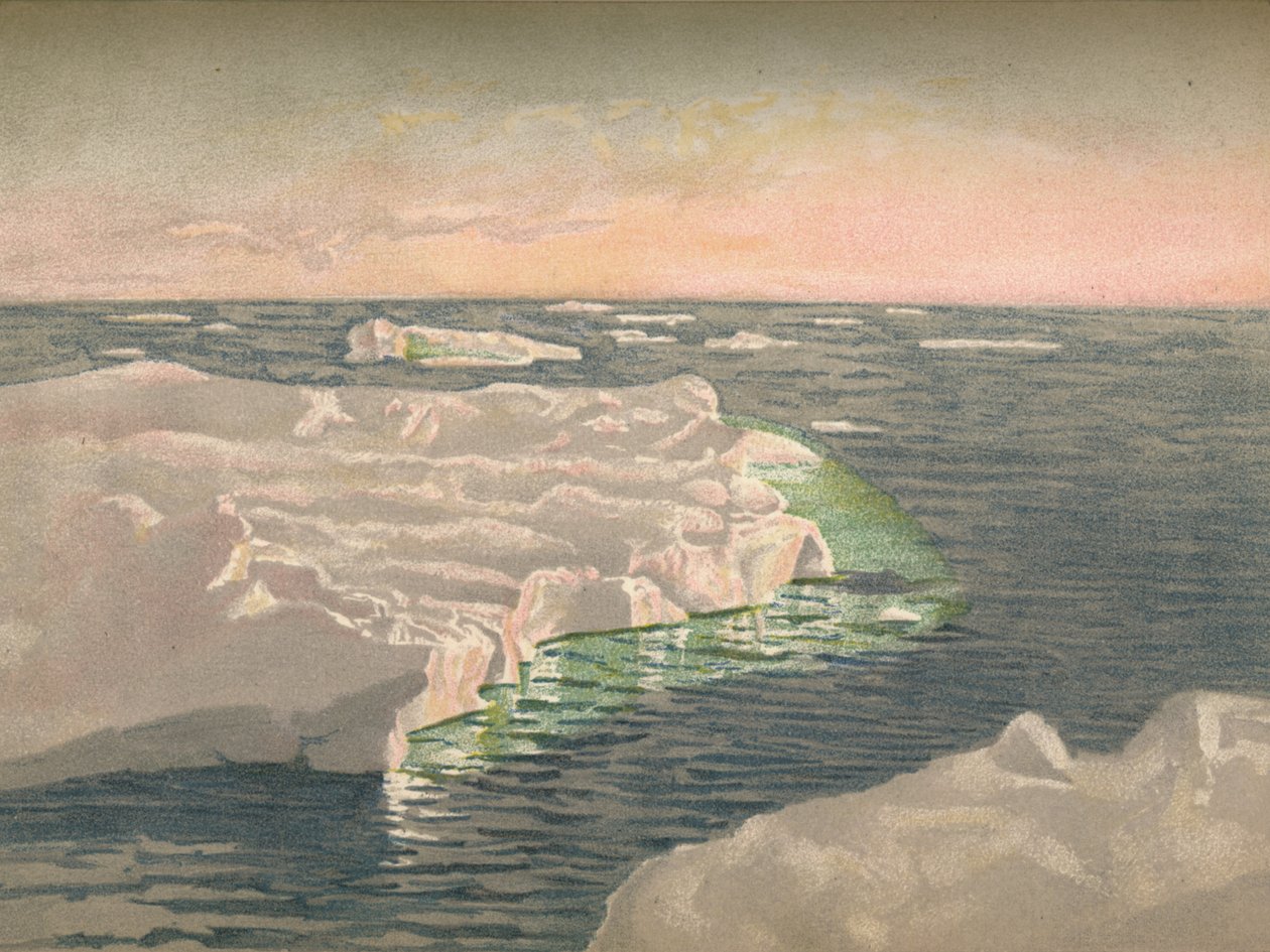 Al atardecer, 22 de septiembre de 1893 de Fridtjof Nansen