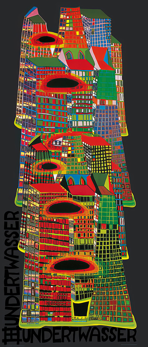 rascacielos de Friedensreich Hundertwasser