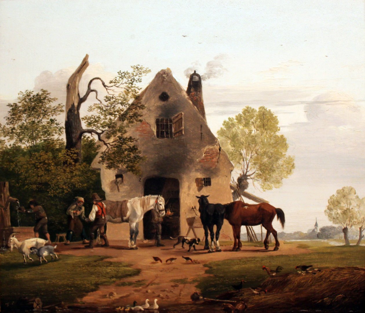 En la fragua de Friedrich Gauermann