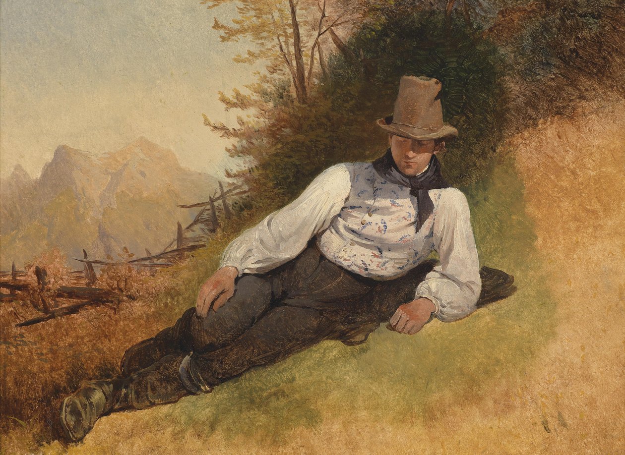 Bauernbursche de Friedrich Gauermann