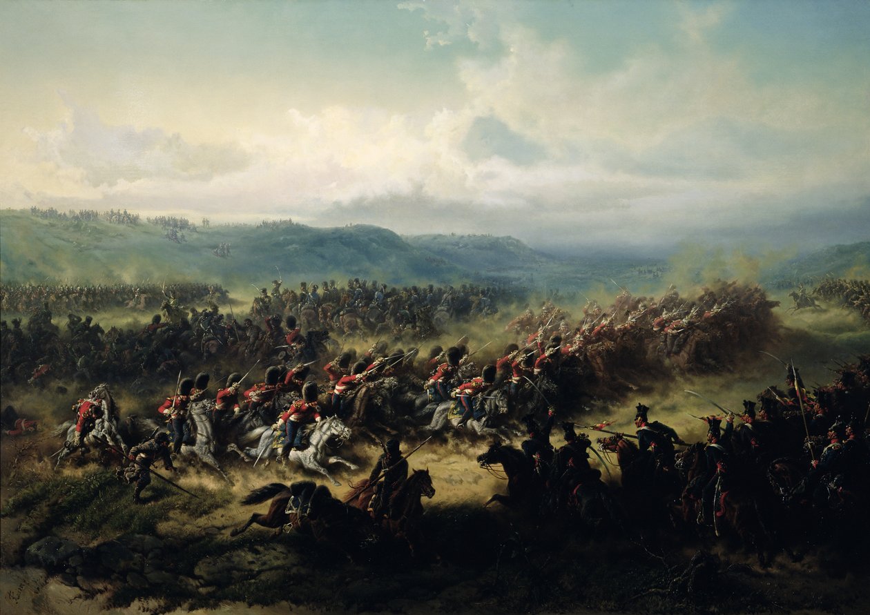 Carga de la Brigada Ligera, 25 de octubre de 1854 de Friedrich Kaiser