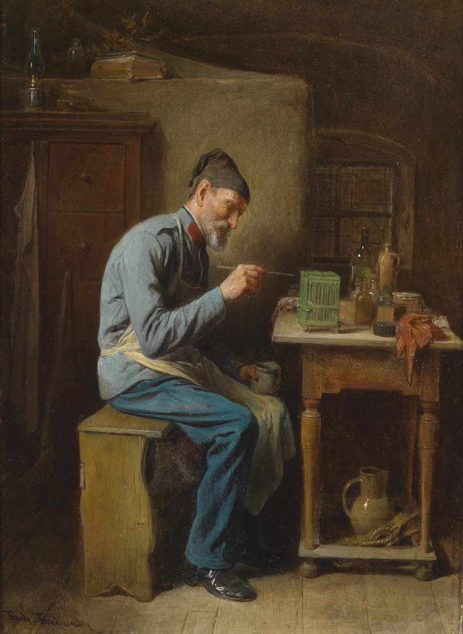 El pintor aficionado de Friedrich Ritter von Friedlander Malheim