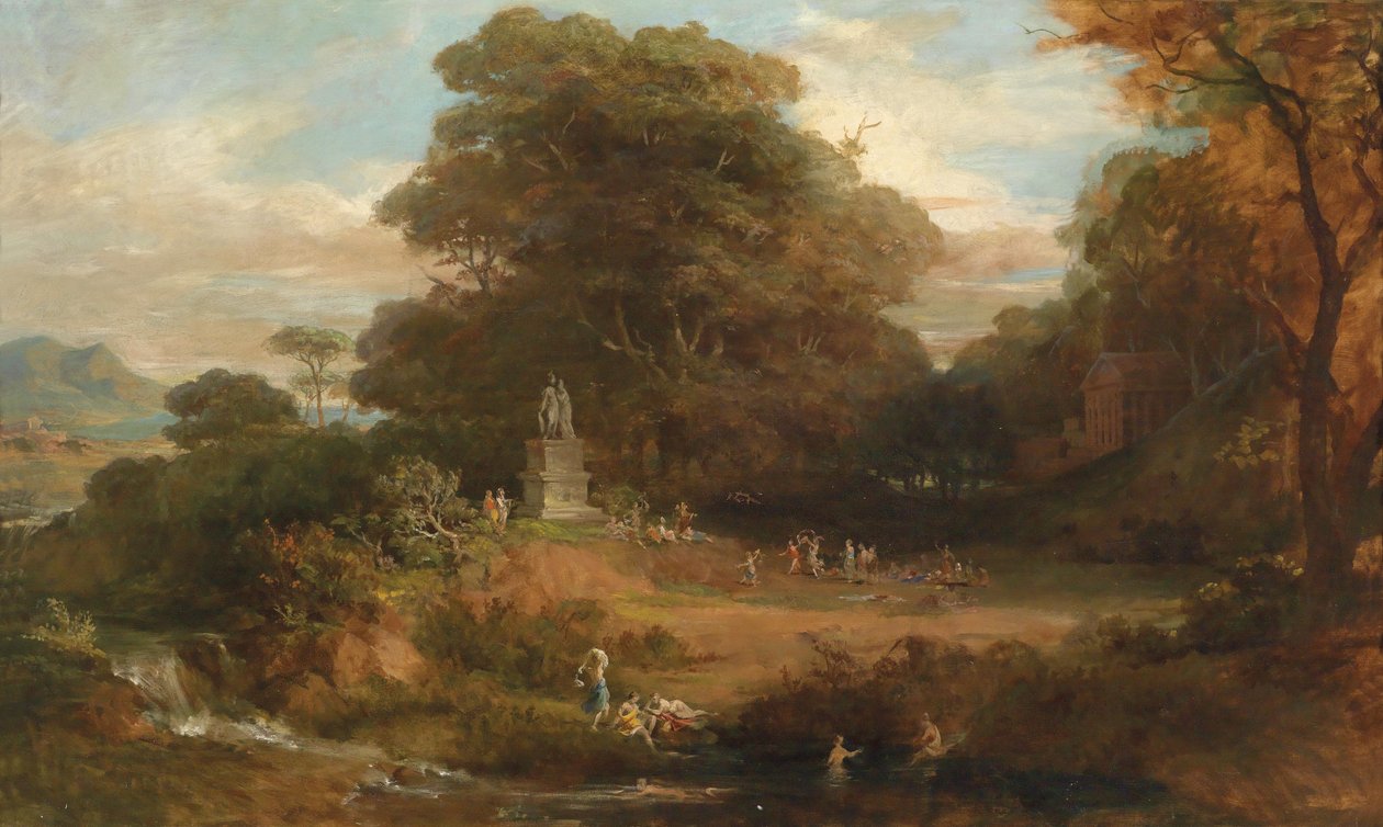 Paisaje ideal griego de Friedrich von Amerling