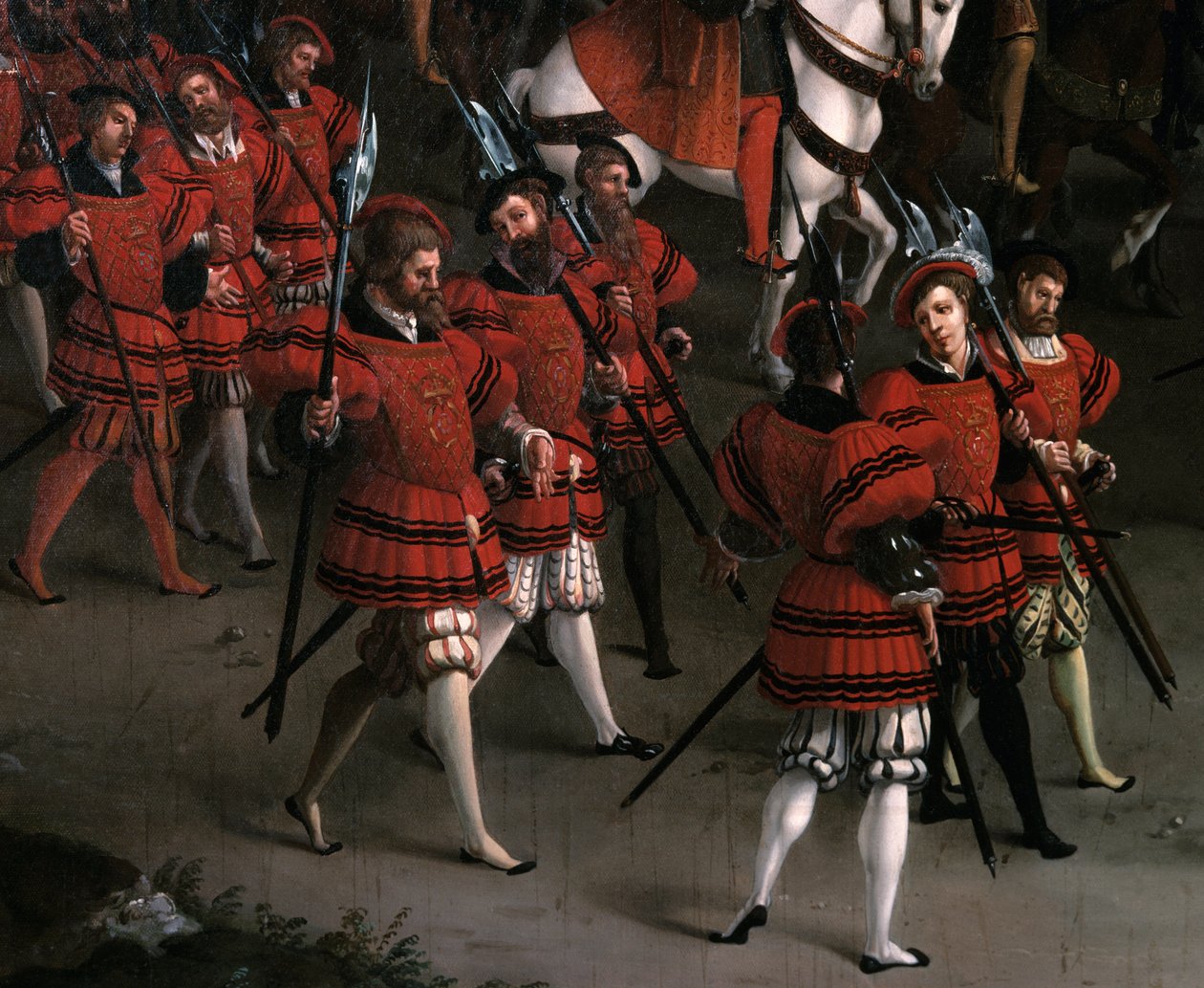 Entrevista de Francisco I y Enrique VIII en el campamento de la Hoja Dorada el 7 de junio de Friedrich Bouterwek
