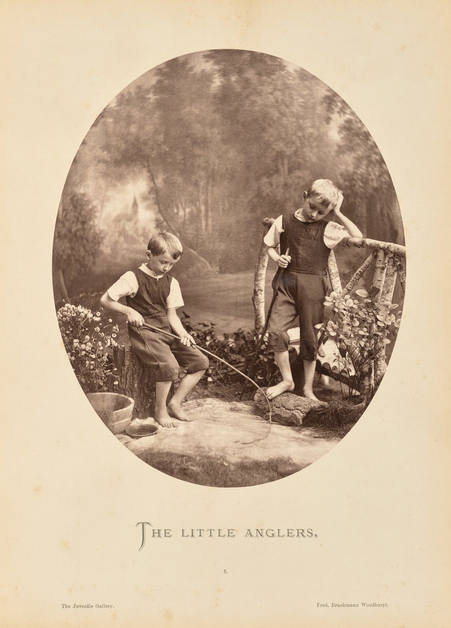 Los pequeños pescadores de Friedrich Bruckmann