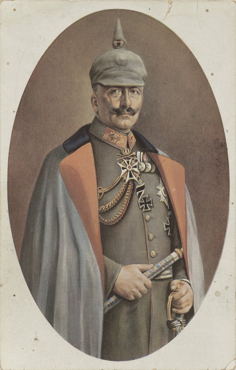 repro después del retrato pintado Wilhelm II por R. Grabendorff Kaiser Wilhelm II (título sobre el objeto) de Friedrich Bruckmann