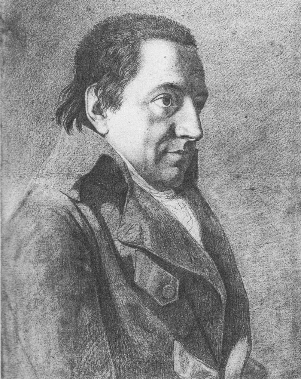 Retrato de Johann Gottlieb Fichte 1762-1814, c. 1800 de Johann Friedrich Bury
