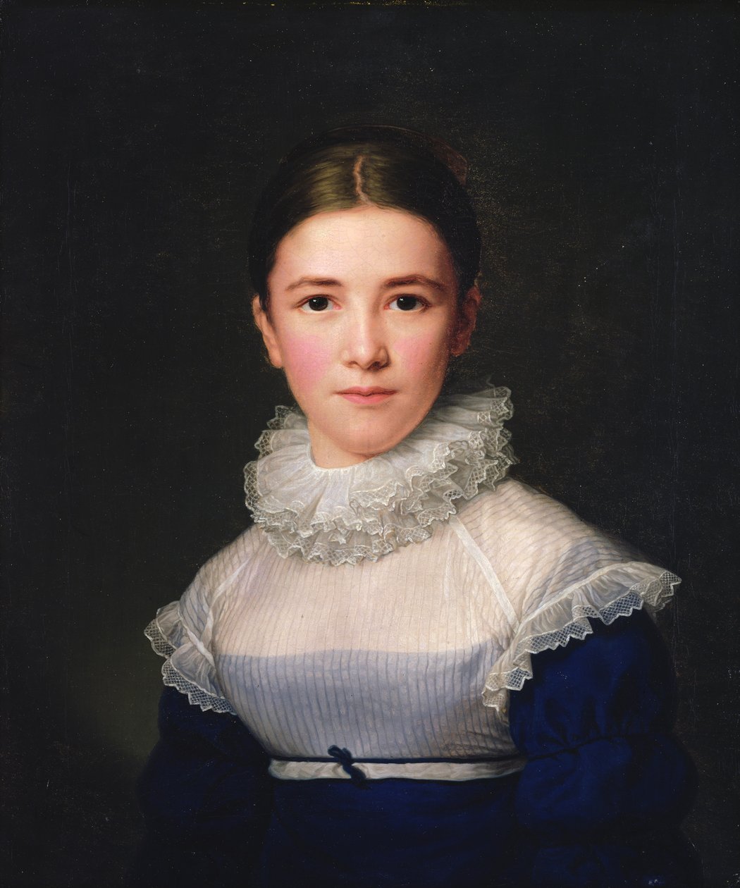 Retrato de Lina Groger, la hija adoptiva del Artista, 1815 de Friedrich Carl Groger