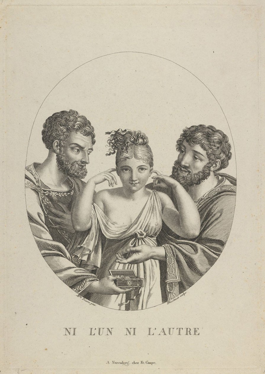 Ninguno de los dos Ni LUn, Ni LAutre, principios del siglo XIX de Friedrich Fleischmann