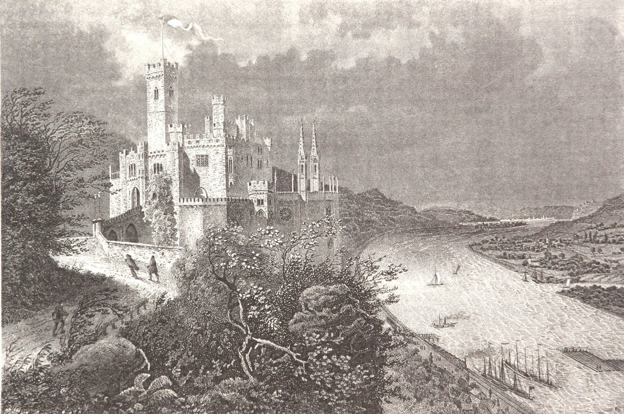 Castillo Stolzenfels de Friedrich Foltz
