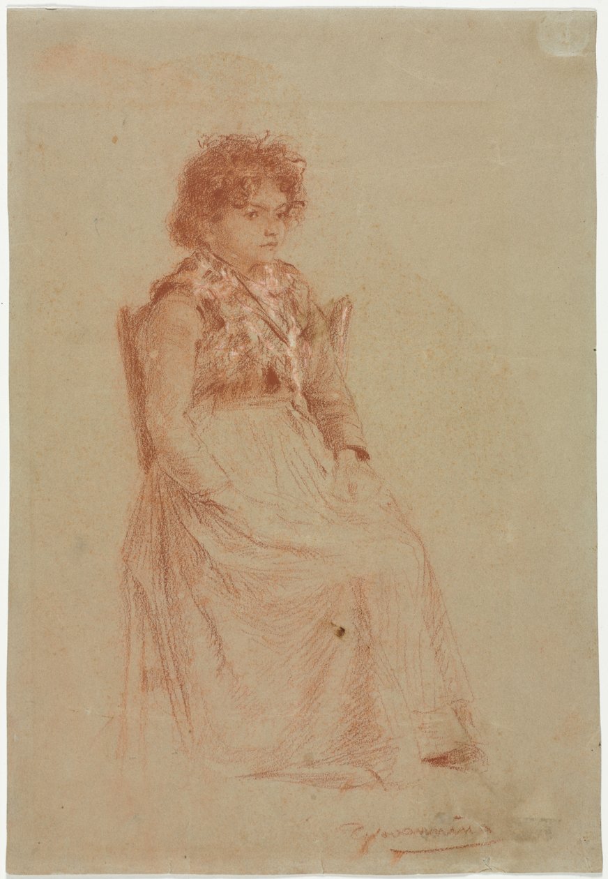 Mujer campesina de Friedrich Gauermann
