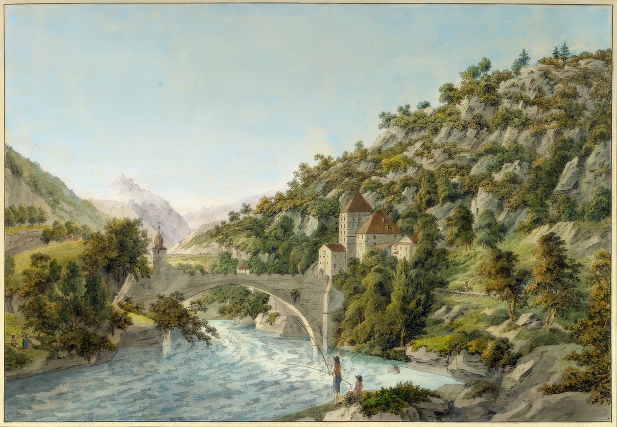 Puente de Saint-Maurice de Friedrich Georg Wexelberg