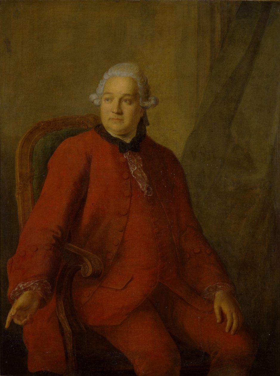 Retrato de Yakov Alexeyevich Shubsky, 1765 de Friedrich Hartmann Barisien