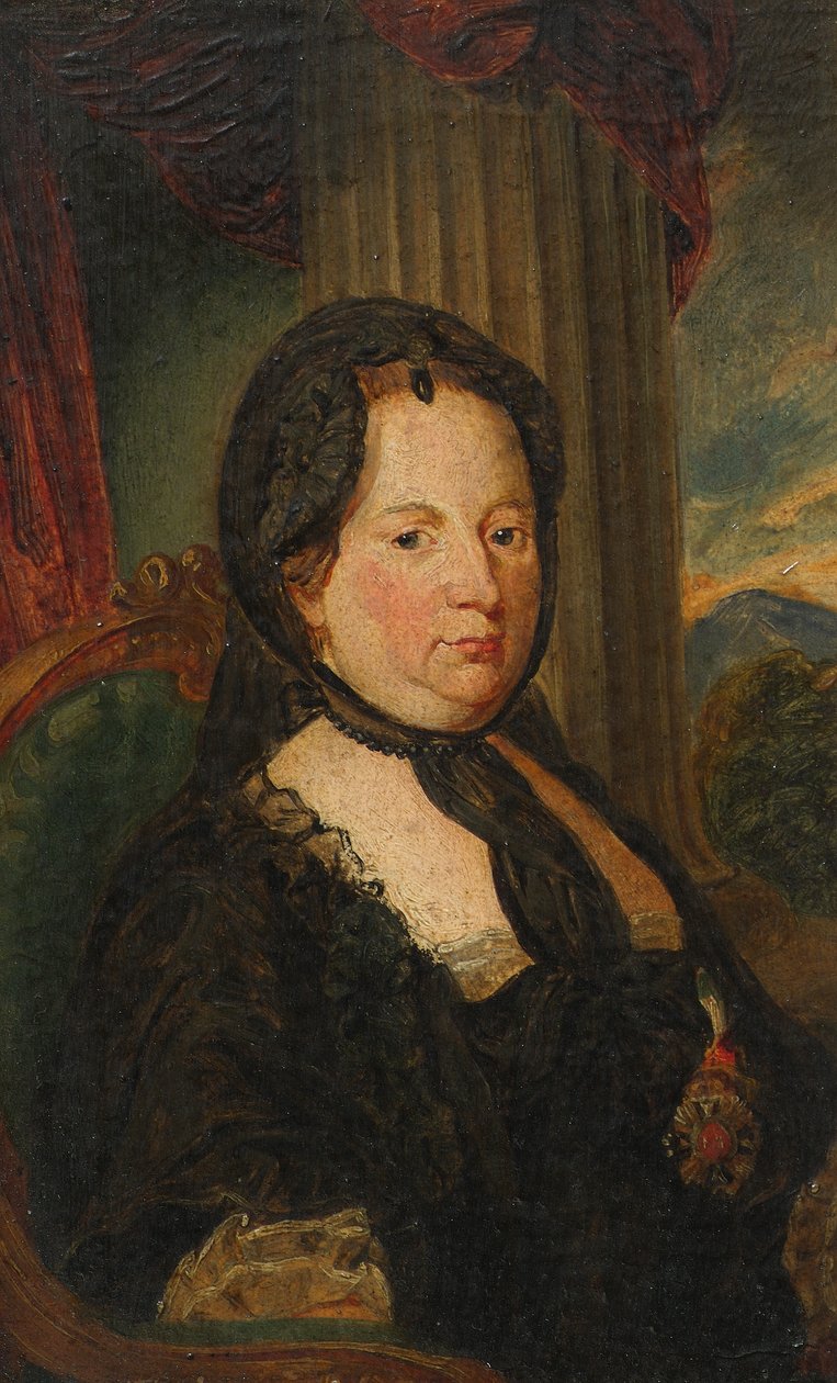 Emperatriz María Teresa de luto de Friedrich Hasslwander