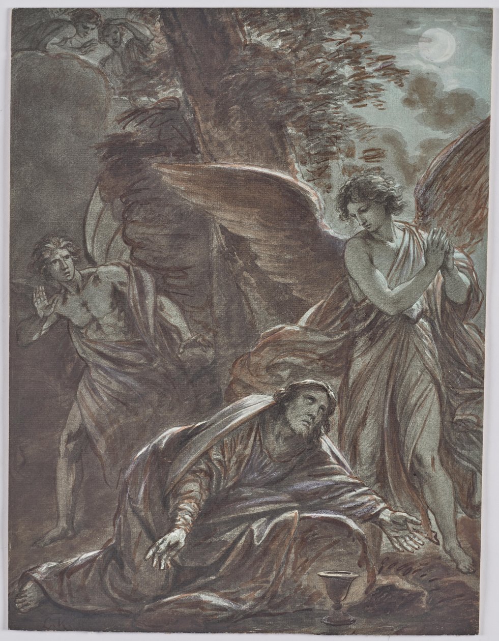 Cristo en el Monte de los Olivos de Friedrich Heinrich Fuger