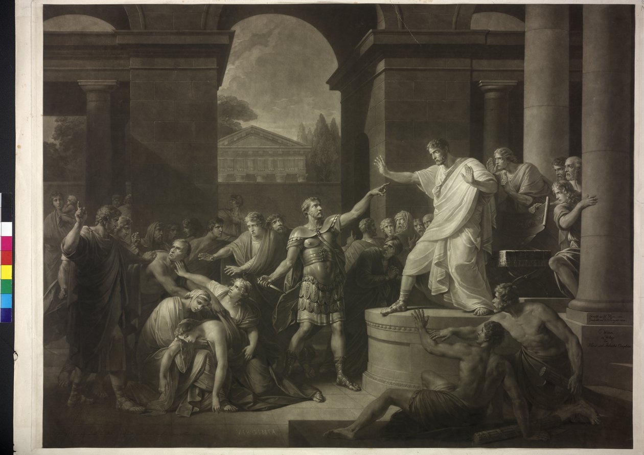 Muerte de Virginia de Friedrich Heinrich Fuger