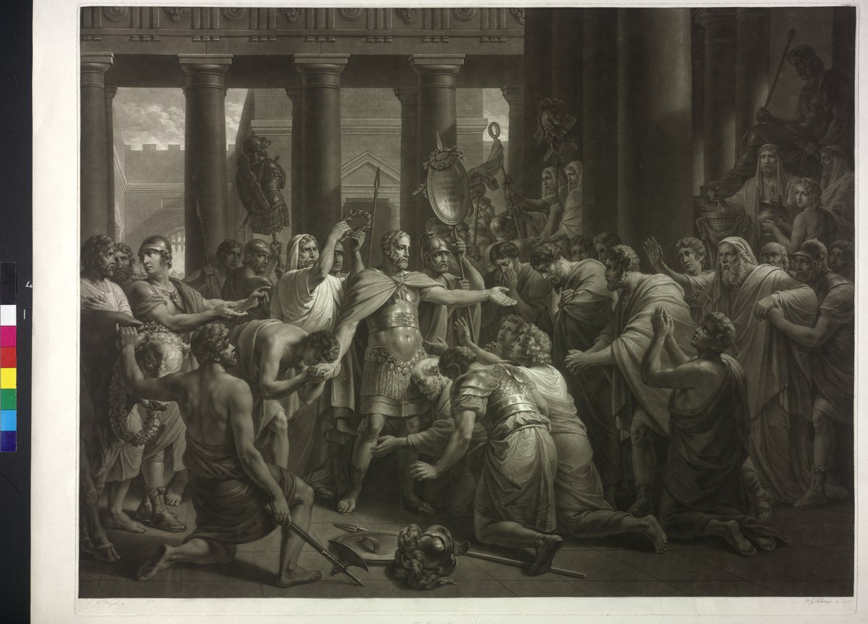 De la historia romana (Livy Camillus es a la apelación de hombre fuerte de Friedrich Heinrich Fuger