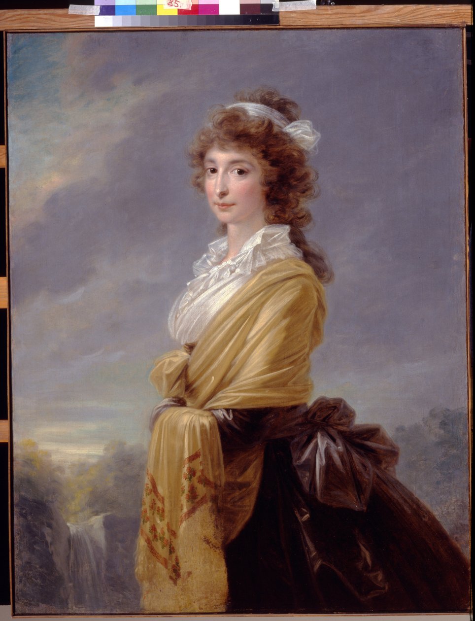 Retrato de la condesa Elisabeth von Thun Hohenstein (1764-1806) - Pintura de Heinrich Friedrich Fueger (1751-1818), huile sur toile de Friedrich Heinrich Fuger