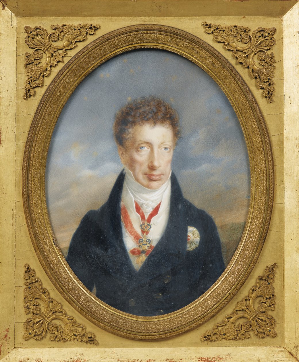 Archiduque Carlos de Austria 1771-1847, Duque de Teschen, c. 1823 de Friedrich Johan Gottlieb Lieder