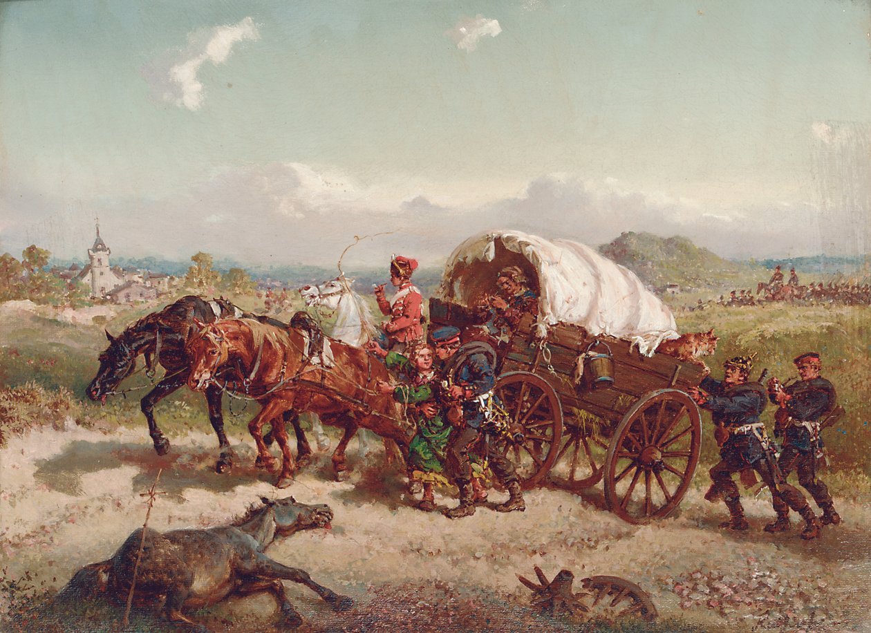 Regresando de la batalla de Friedrich Kaiser