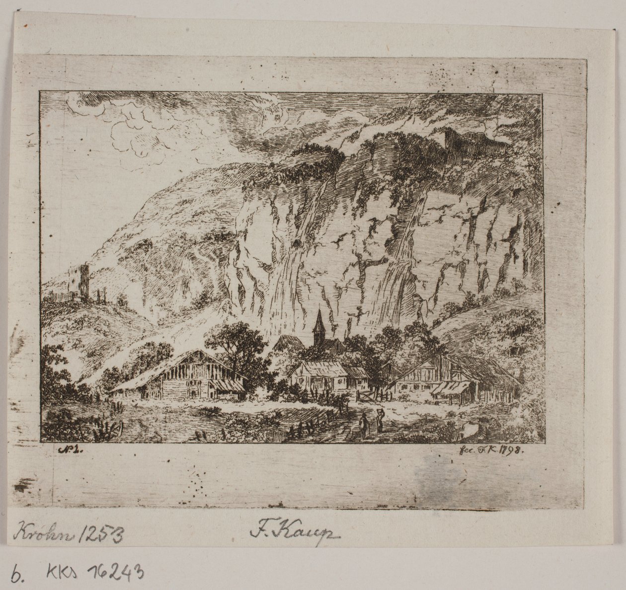 Paisaje de Friedrich Kaup