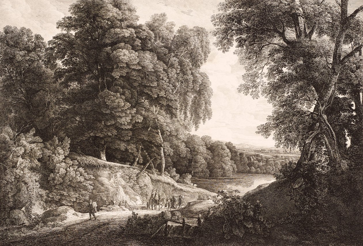 paisaje forestal de Friedrich Loos