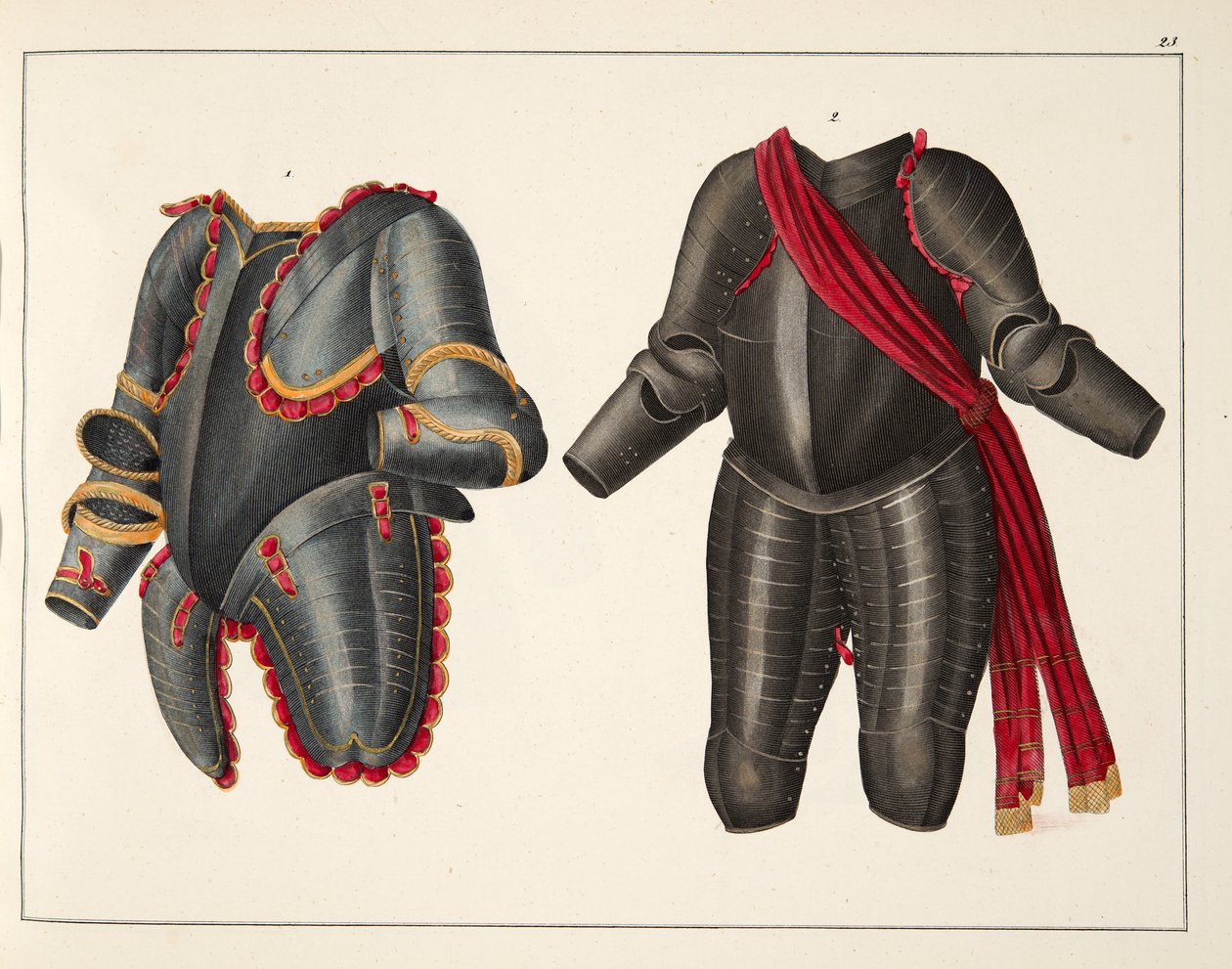 Armadura, lámina de 