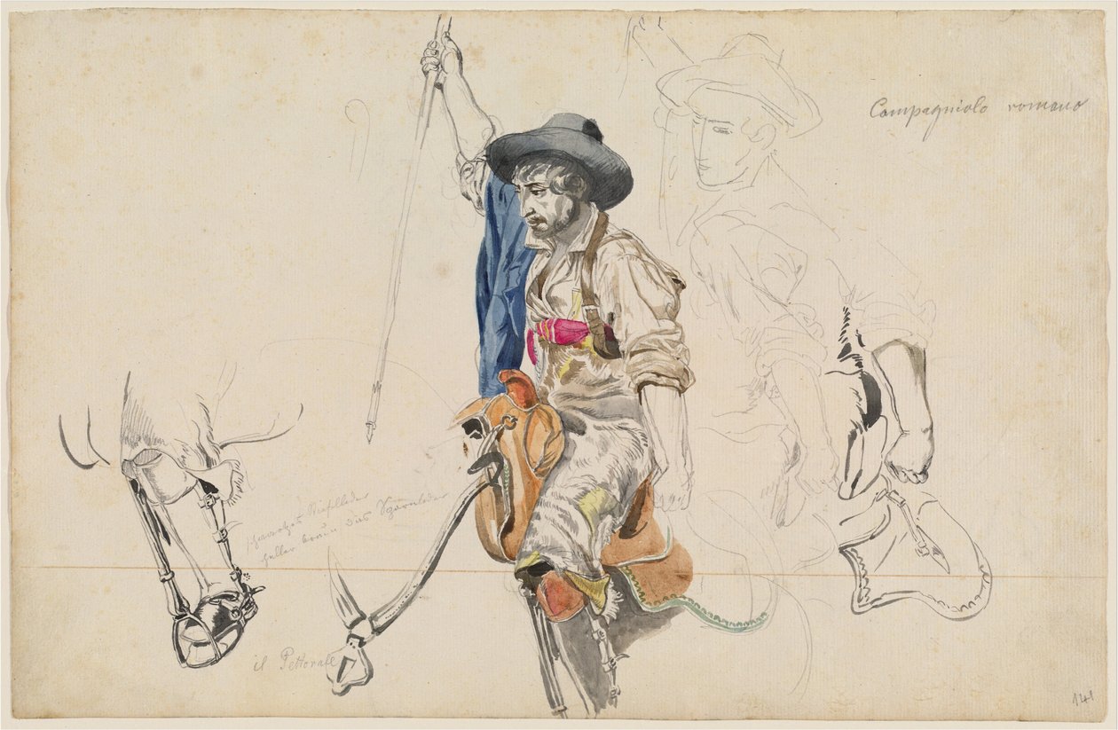 Campesino romano de Friedrich Nerly