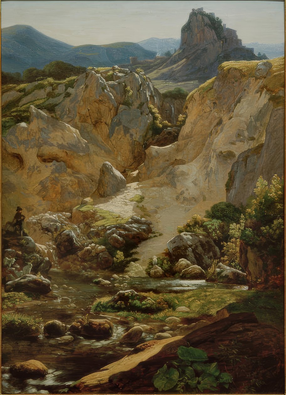 Zona por debajo de Cervaras en la Sierra de Aequera de Friedrich Nerly